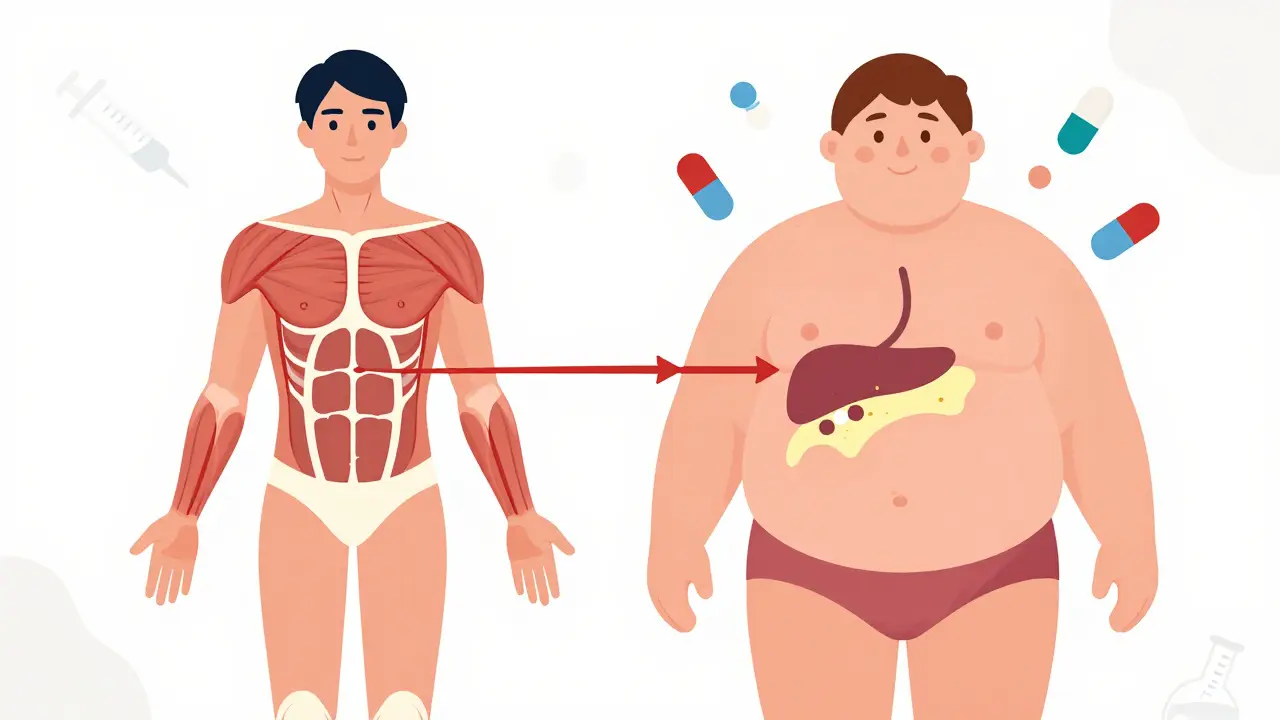 Obesidad y Dosis de Medicamentos: Cómo la Grasa Corporal Altera la Concentración y Efecto de los Fármacos