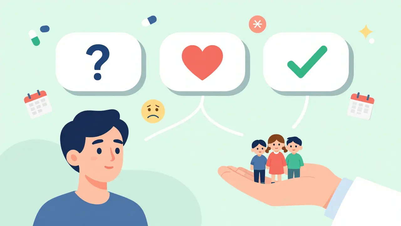 Tres diálogos simbólicos conectan preocupaciones personales con una decisión compartida.