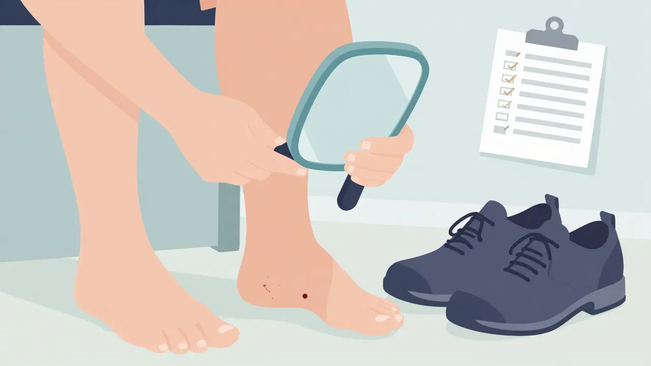 Cuidado del Pie en Diabetes: Prevención de Úlceras y Checklist Diario