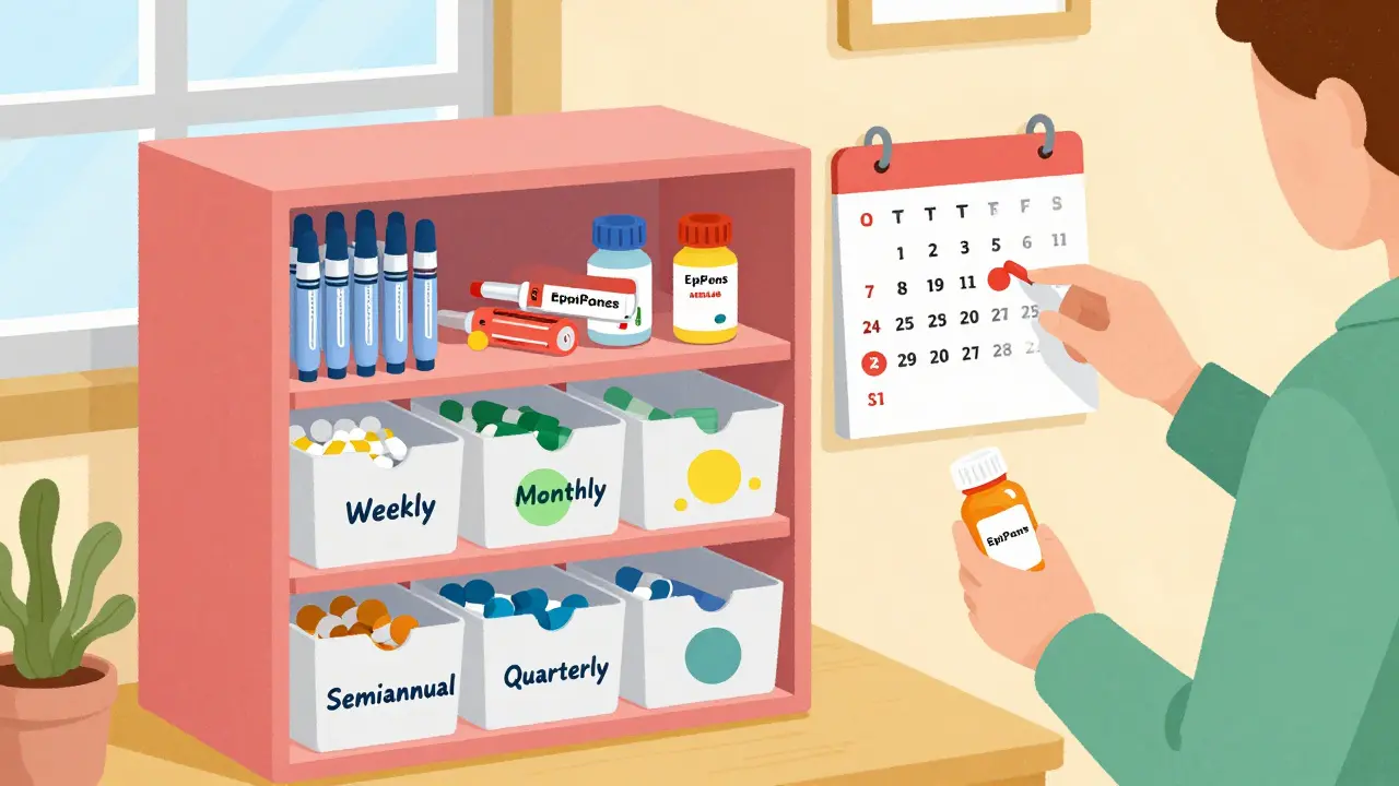 Cómo Crear un Calendario de Revisión de Fechas de Vencimiento de Medicamentos