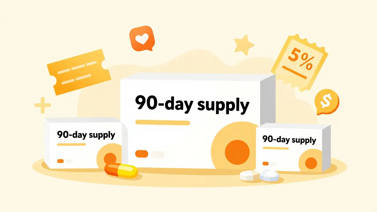 Ilustración plana comparando precios por volumen de pastillas