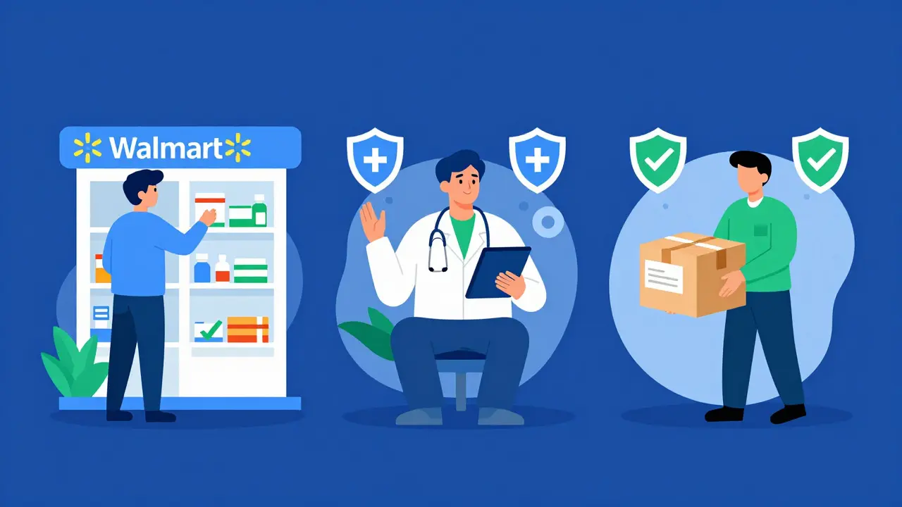 Tres métodos seguros para comprar medicamentos: farmacia, telemedicina y envío