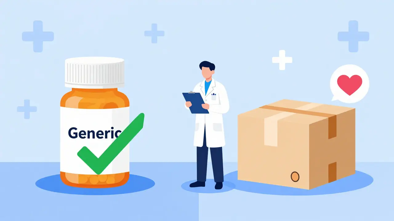 Comparativa entre genéricos económicos y envío seguro desde farmacia verificada